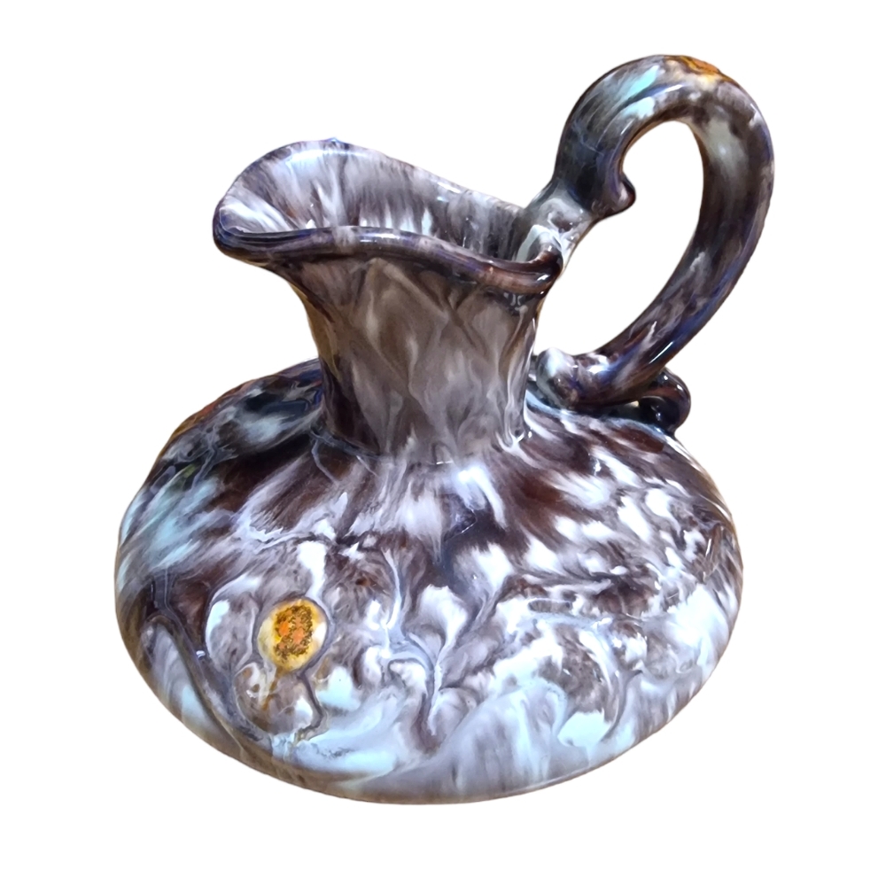 Vintage Pitcher, Jasba Keramik, Germany, 1950s, Drip Glaze